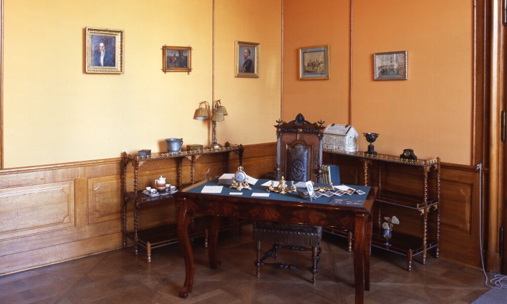 The study-room of prince Franz